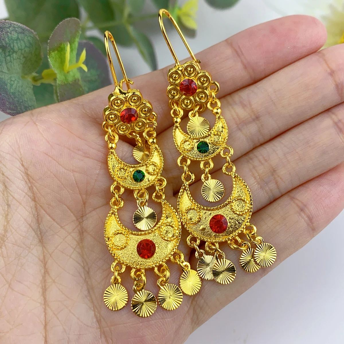 Perhiasan Anting Menjuntai Tet - Ethnic Fashion India ulasan dan harga
