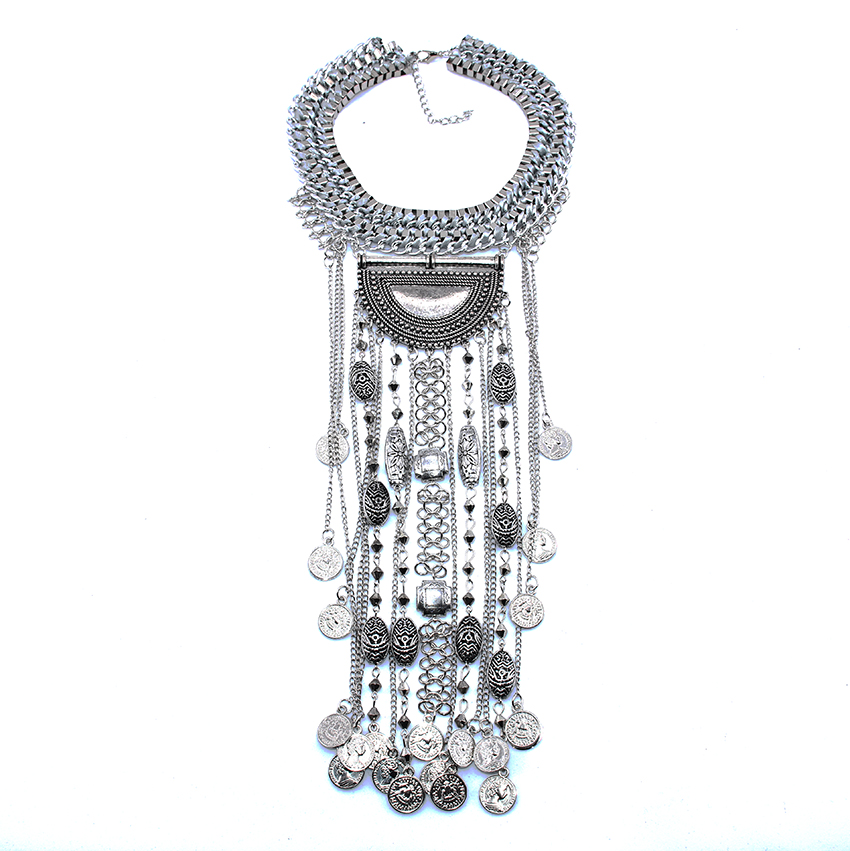 Kalung Choker Panjang Gaya Boh - Ethnic Fashion Co In ulasan dan harga