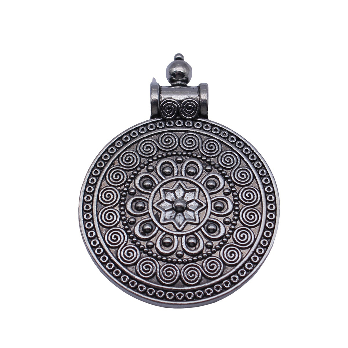 Liontin Mandala Etnik Boho Bun - Ethnic Modern Fashion ulasan dan harga