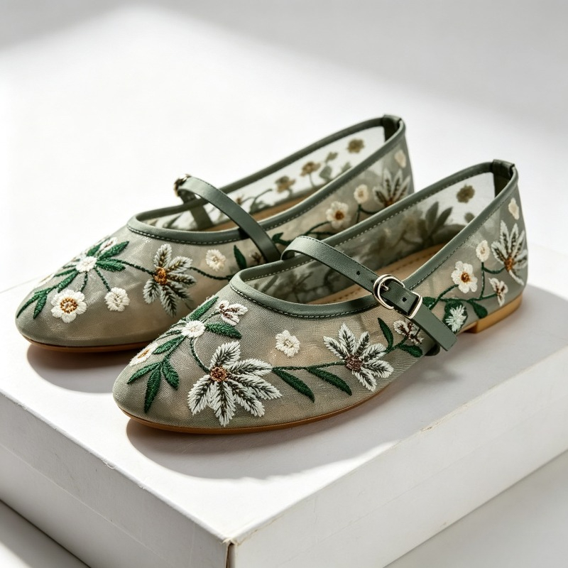 Sandal Merek Sejuk Wanita Flat - Ethnic Fashion Design ulasan dan harga