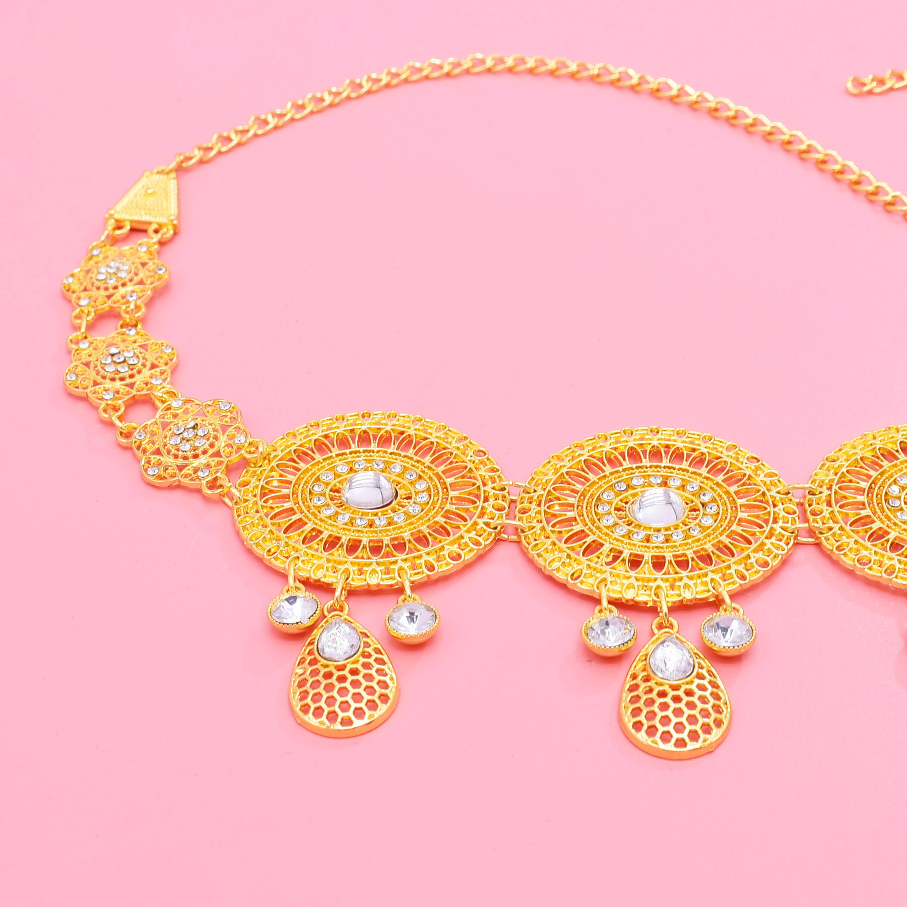 Liontin Geometris Bohemian Ber - Ethnic Modern Fashion ulasan dan harga