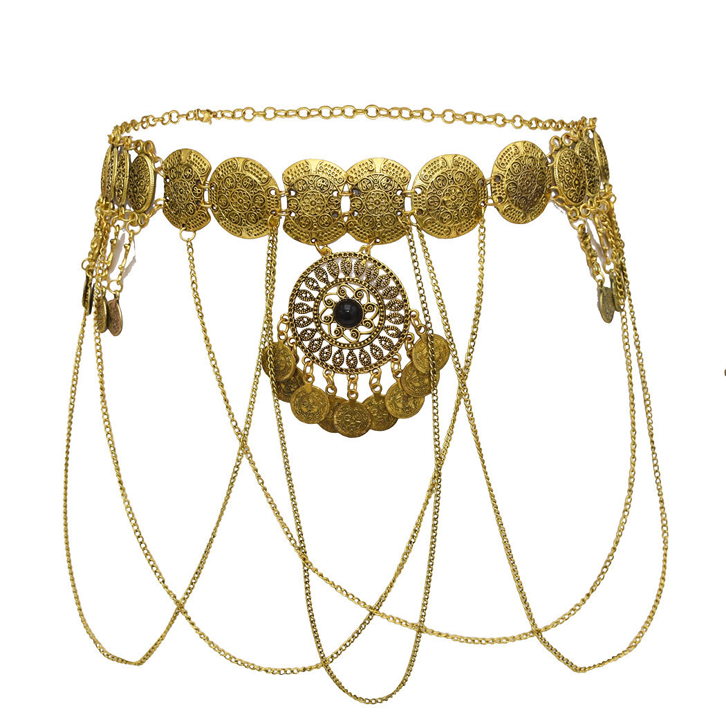 Liontin Rumbai Koin Melingkar  - Ethnic Modern Fashion ulasan dan harga